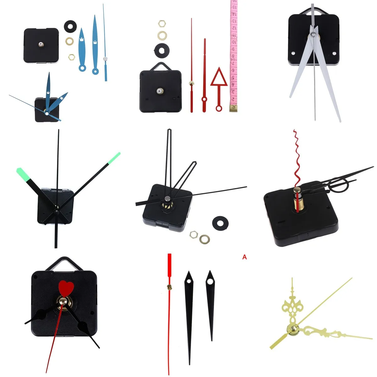 

1 Набор, детали для часов, кварцевые часы