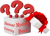 blind box random diamond painting mystery box surprise 5d diy diamonds full drill home wall decor creative gift