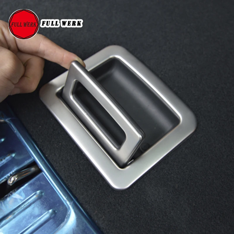 Задняя крышка ручки багажника автомобиля из алюминиевого сплава рамка для