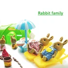 Палатка для пикника лесные животные, маленький кукольный домик сделай сам 112, мебель, Лесной семейный набор для пикника, игрушки для детей, подарок
