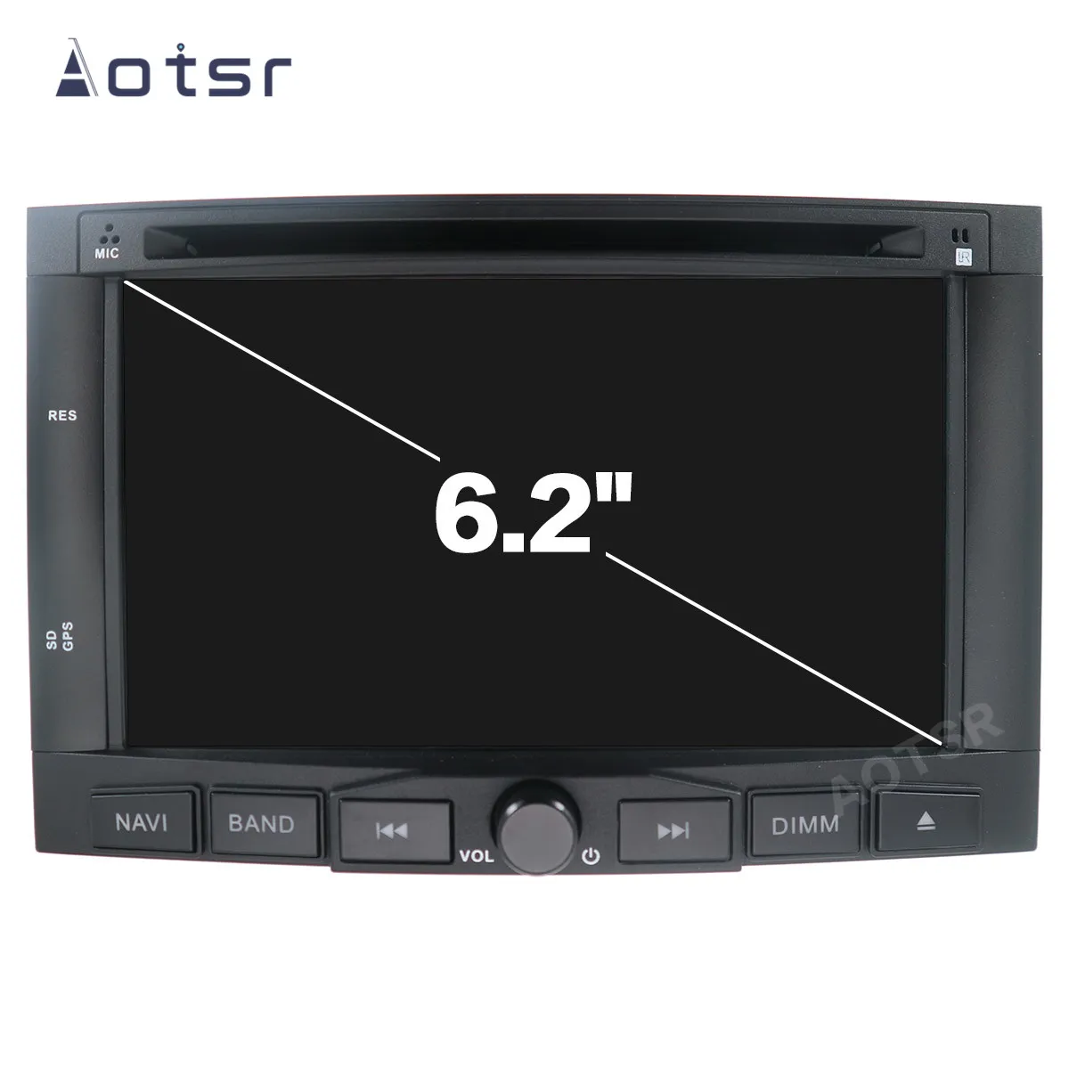AOTSR 2 Din автомобильное радио авто Android 10 для Peugeot 3008 5008 2009 2015 мультимедийный плеер