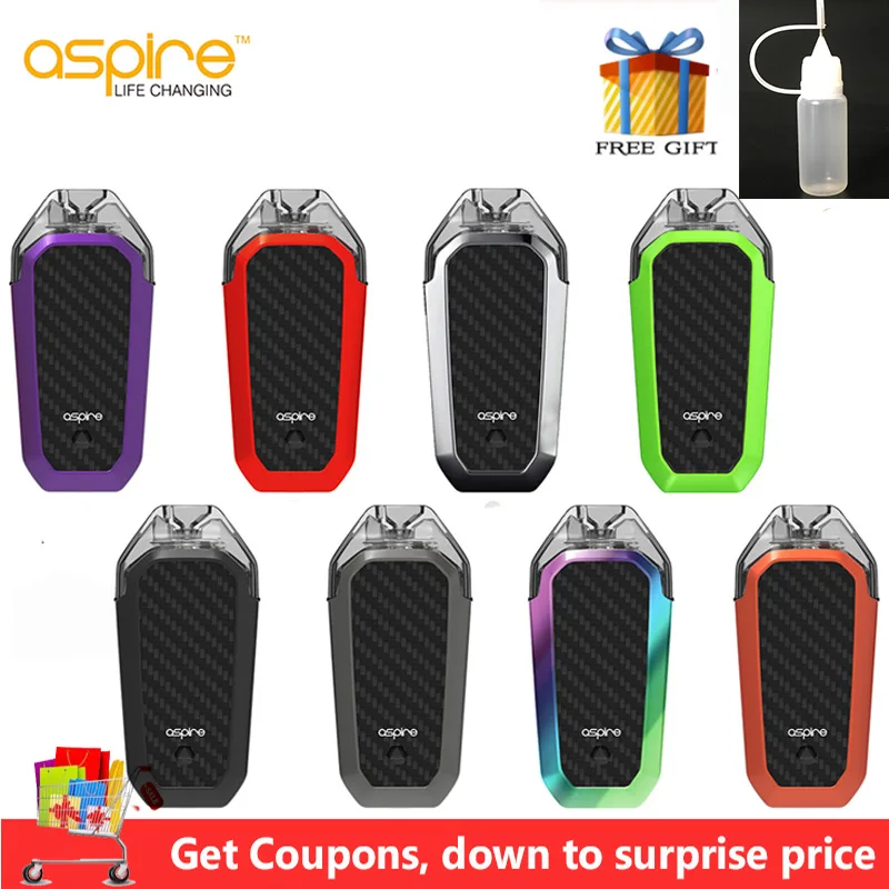 Aspire AVP AIO комплект 700 мАч встроенный аккумулятор и 2 мл AVP Pod с 1.2ohm нихромовой катушкой AVP Vape Kit электронная сигарета