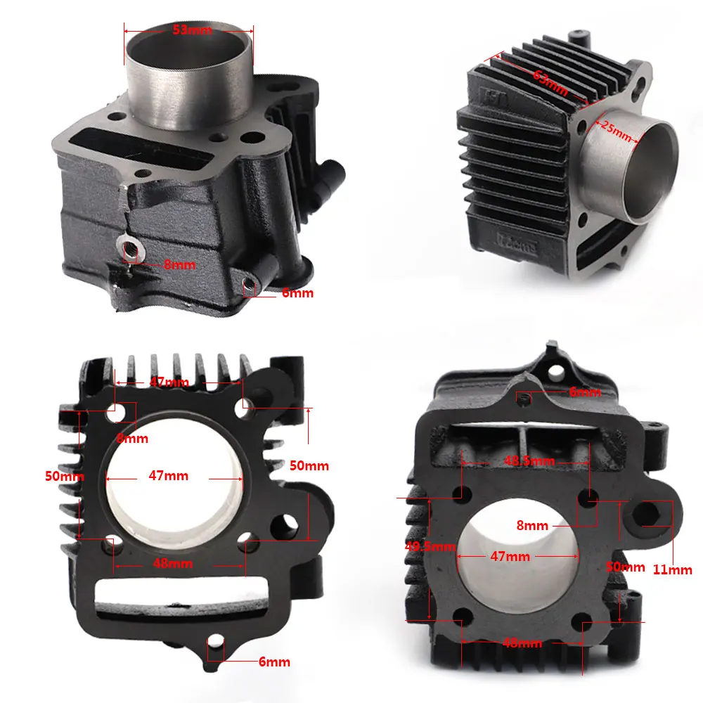 70cc поршневые кольца для двигателя прокладка Ремонтный комплект HONDA ATC70 CRF70 CT70 TRX70