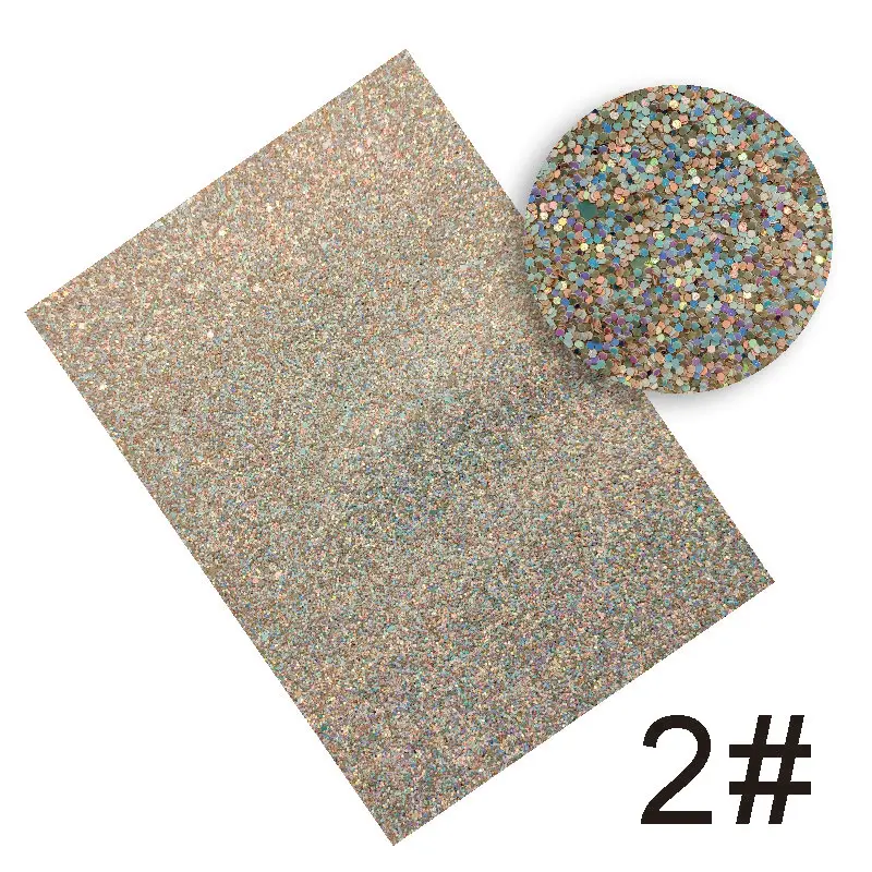 

A4 8.2"*11.8" Faux Leather Sheets Chunky Glitter Fabric Shiny Gold For DIY Bag Shoes Making Bows Material Leatherette Fabric