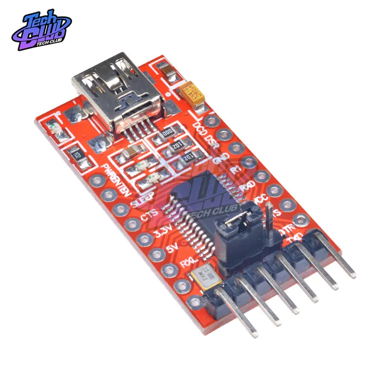 FT232RL FTDI модуль адаптера мини порт для Arduino USB в TTL 3 В 5 17 мм x 32 мм|Детали и аксессуары