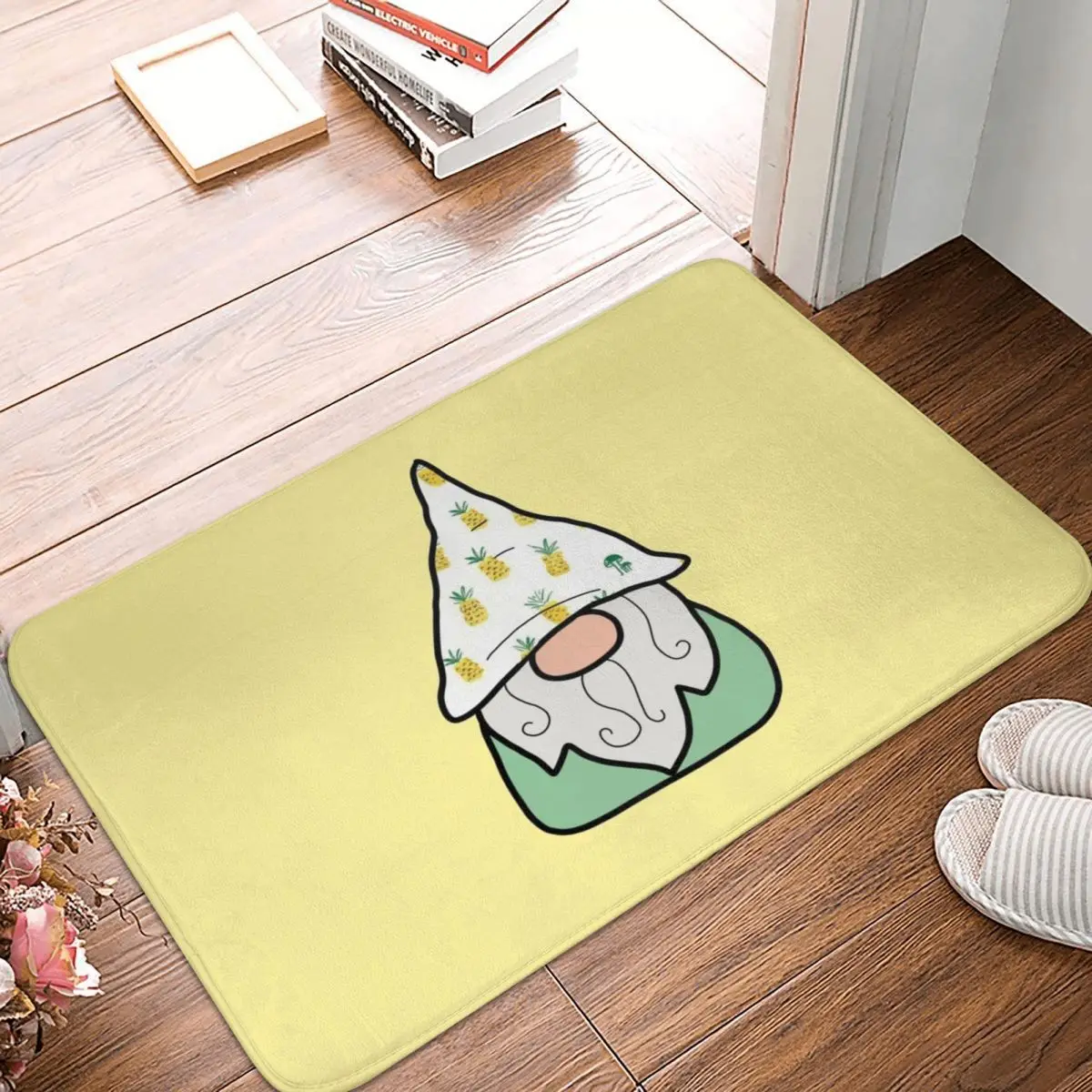 

Lani The Gnome Doormat Carpet Mat Rug Polyester PVC Anti-slip Floor Decor Bath Bathroom Kitchen Living Room 40*60
