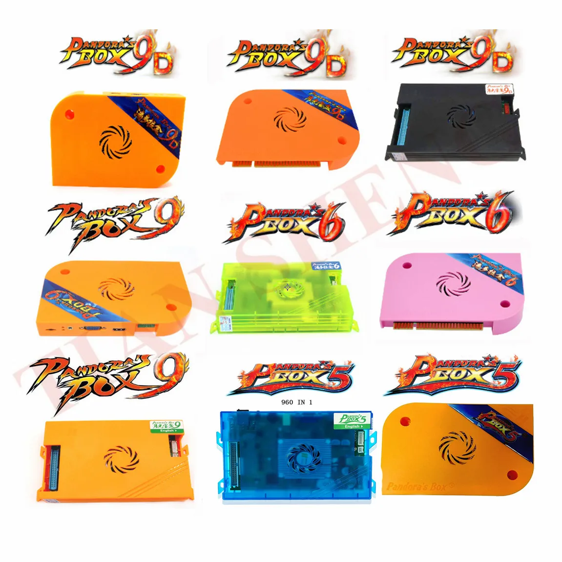 Бесплатная доставка оригинальная Pandora box series Pandra 5/6/9/9D аркадная игра Jamma multi