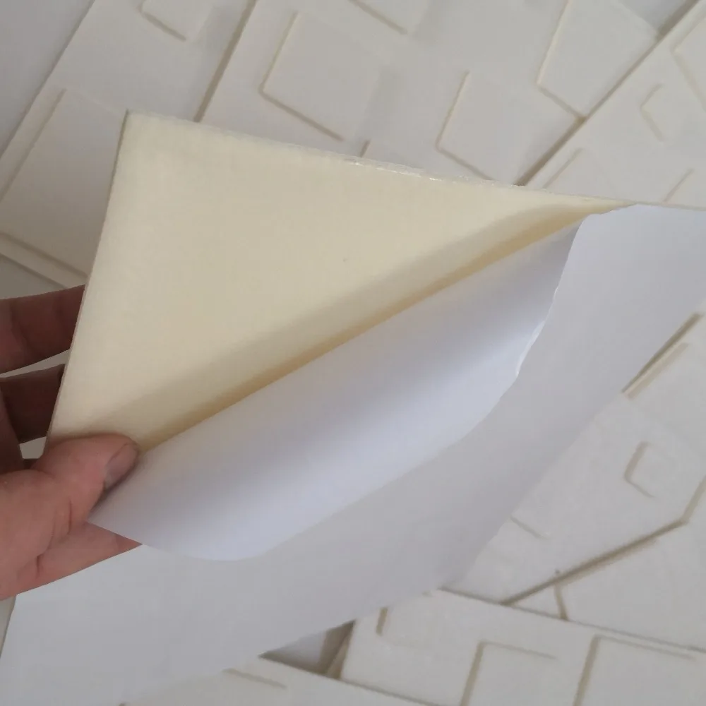 3D ПЭ пена эластичная трехмерная тарелка квадратная Наклейка на стену 30*30 см домашний декор ТВ диван Настенная роспись самоклеющиеся обои