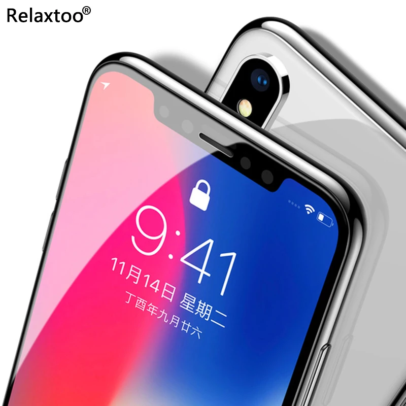 2 шт. Защитное стекло для Apple iPhone XS Max закаленное 11 Pro X XR защита экрана aiPhone на EXR |