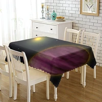 cosmic starry sky art tablecloth household table cloth tv cabinet coffee table cloth round table placemat table cover cloth