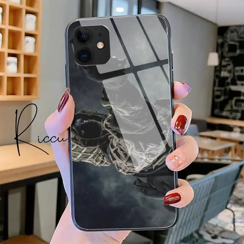 Чехол для телефона Rainbow Six Siege из закаленного стекла для iPhone 12 Pro Max Mini 11 XR XS MAX 8 X 7 6S 6 Plus SE 2020