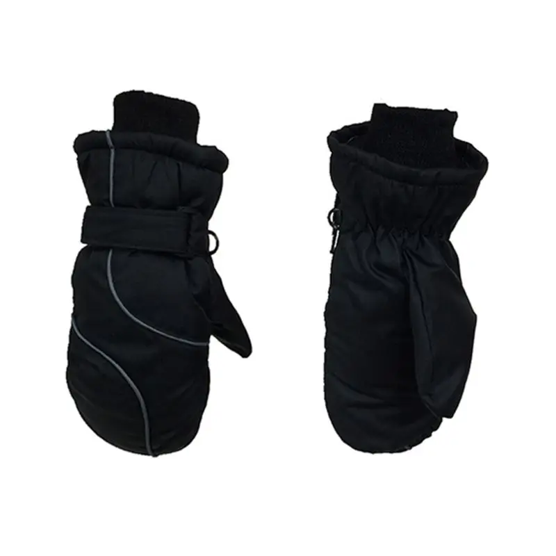 

Children Thick Warm Stitching Ski Gloves Fashion Waterproof Windproof Outdoor Kids Girls Boys Mittens C5AF