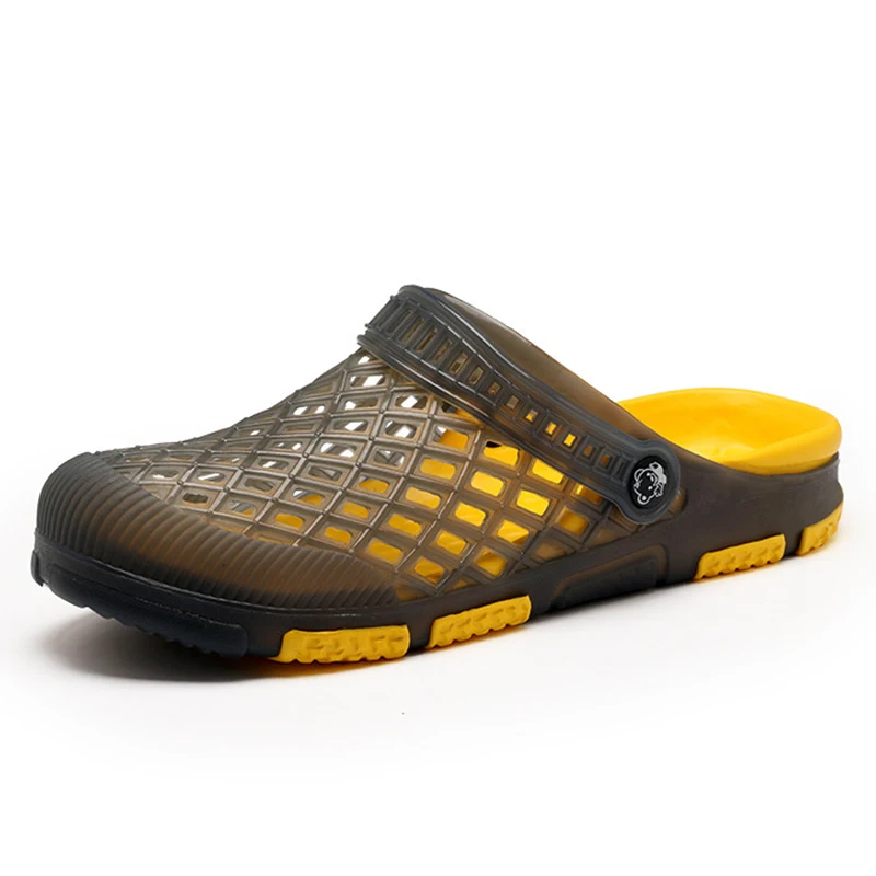 Летние вьетнамки Мужские Пляжные шлепанцы мужские сандалии дышащие без задника