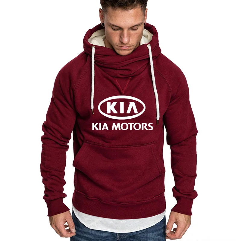 

Новинка весна-осень 2021, новые мужские толстовки KIA с принтом логотипа автомобиля, Толстовка harajuku, Повседневная модная мужская толстовка в ст...