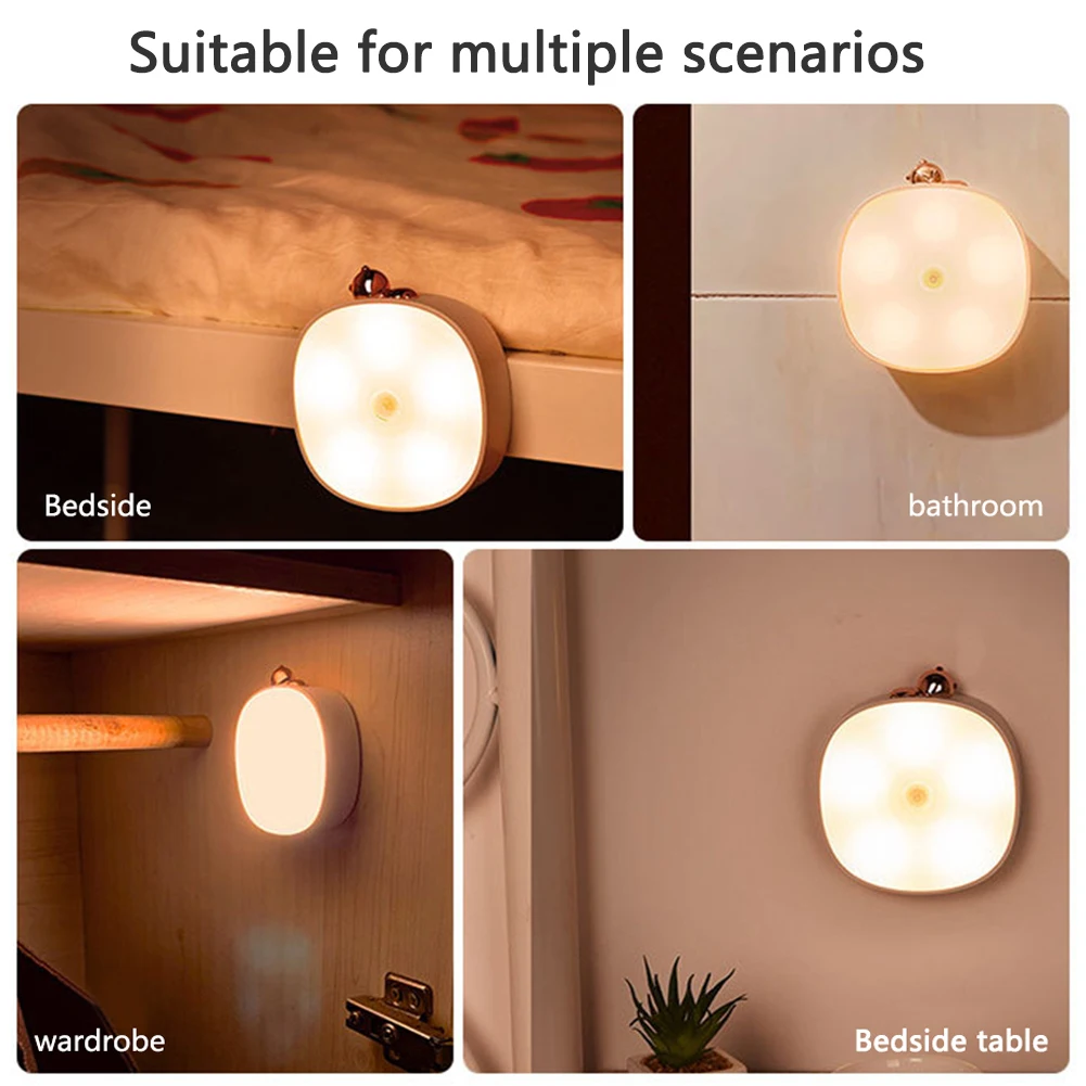 Мультяшная Индукционная лампа в минималистичном стиле человеческого тела