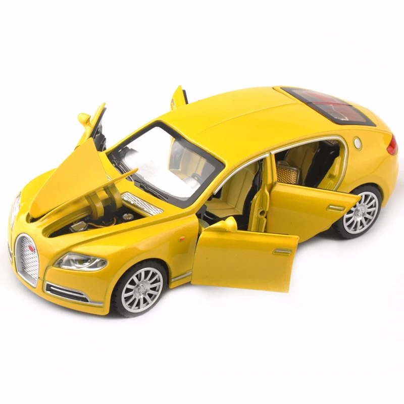 

1:32 сплава литья под давлением Модель автомобиля игрушки bugatti veyron Электронный светильник звук тянуть обратно спортивные машинки модели для ...