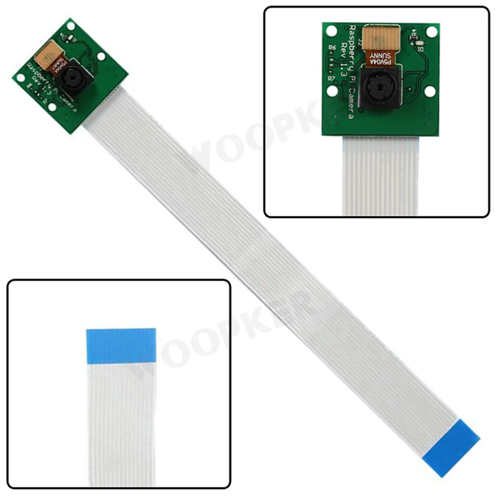Модуль платы камеры 1080P OV5647 5MP веб камера совместимая с Raspberry Pi 3 Model B + Plus /