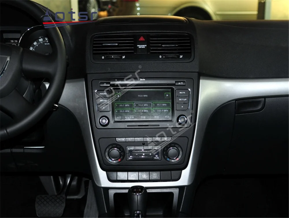 Радиоплеер на Android 2009 с GPS-навигацией для Skoda Yeti 5L 2014- видеоплеер стереоголовка