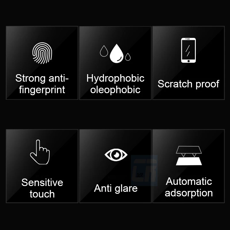 Защитное стекло 9D матовая поверхность с защитой от отпечатков пальцев для OPPO Reno 2Z