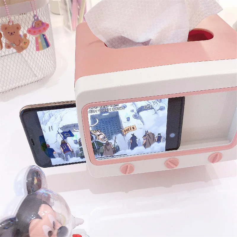 2020 креативная коробка для салфеток под телевизор дозатор держателя бумаги