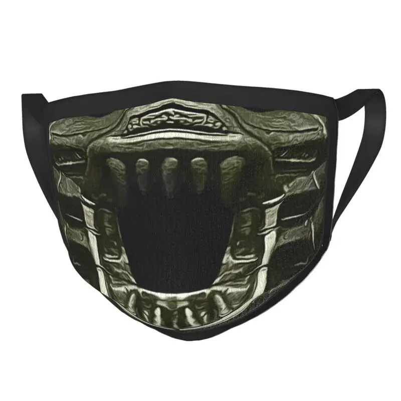 

Mortal Kombat Reptile Breathable Mouth Face Mask Unisex Adult Video Game MK Mask Anti Dust Haze Protection Respirator Muffle