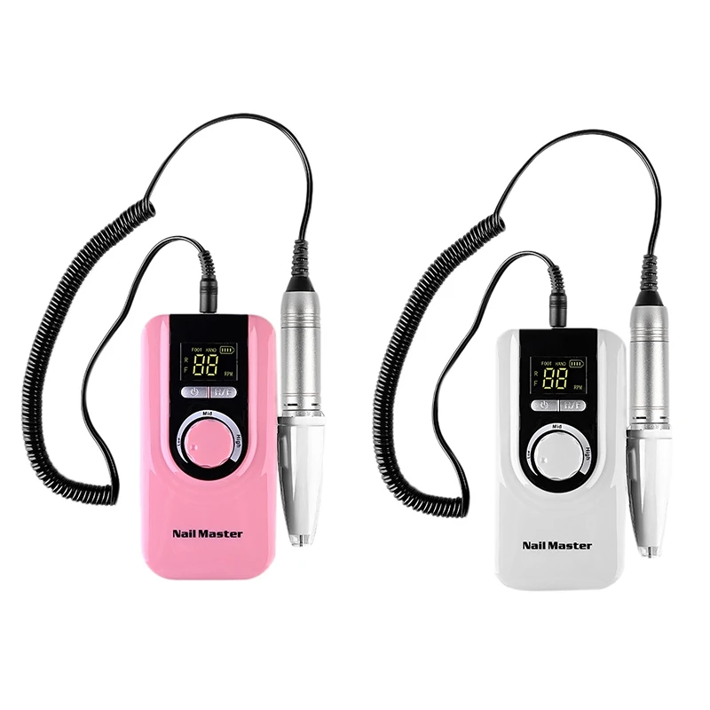 

25W Multi-Function 35000Rpm Rechargeable Portable Electric Nail Drill Machine Manicure Pedicure Set Nail Tools