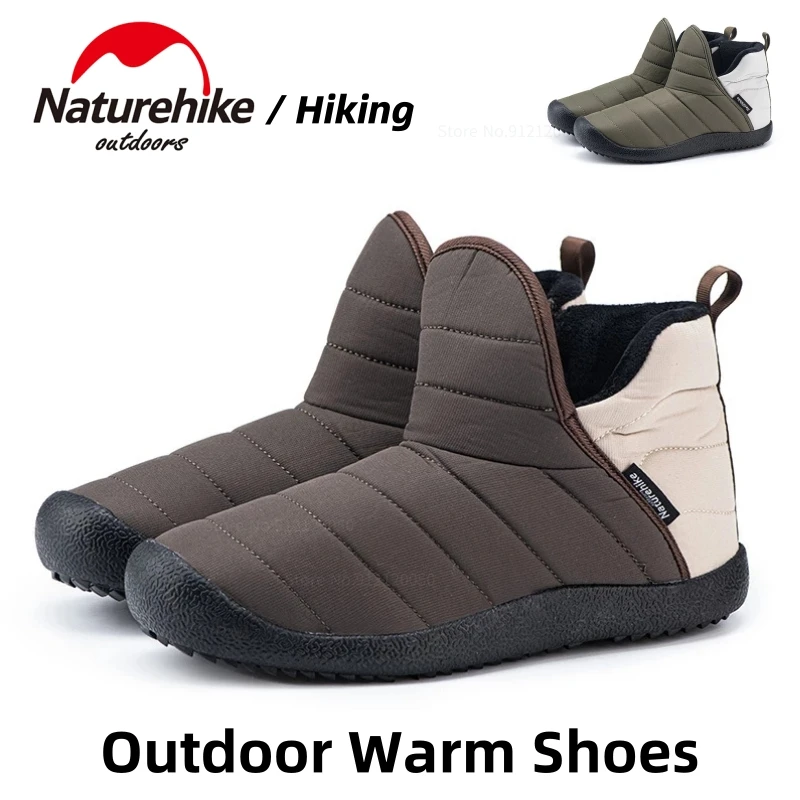 

Naturehike Camping Shoes Outdoor Hiking Thickening Keep Warm Ultralight Men/Women Fashion Boots Waterproof Anti-Skid Rubber Sole
