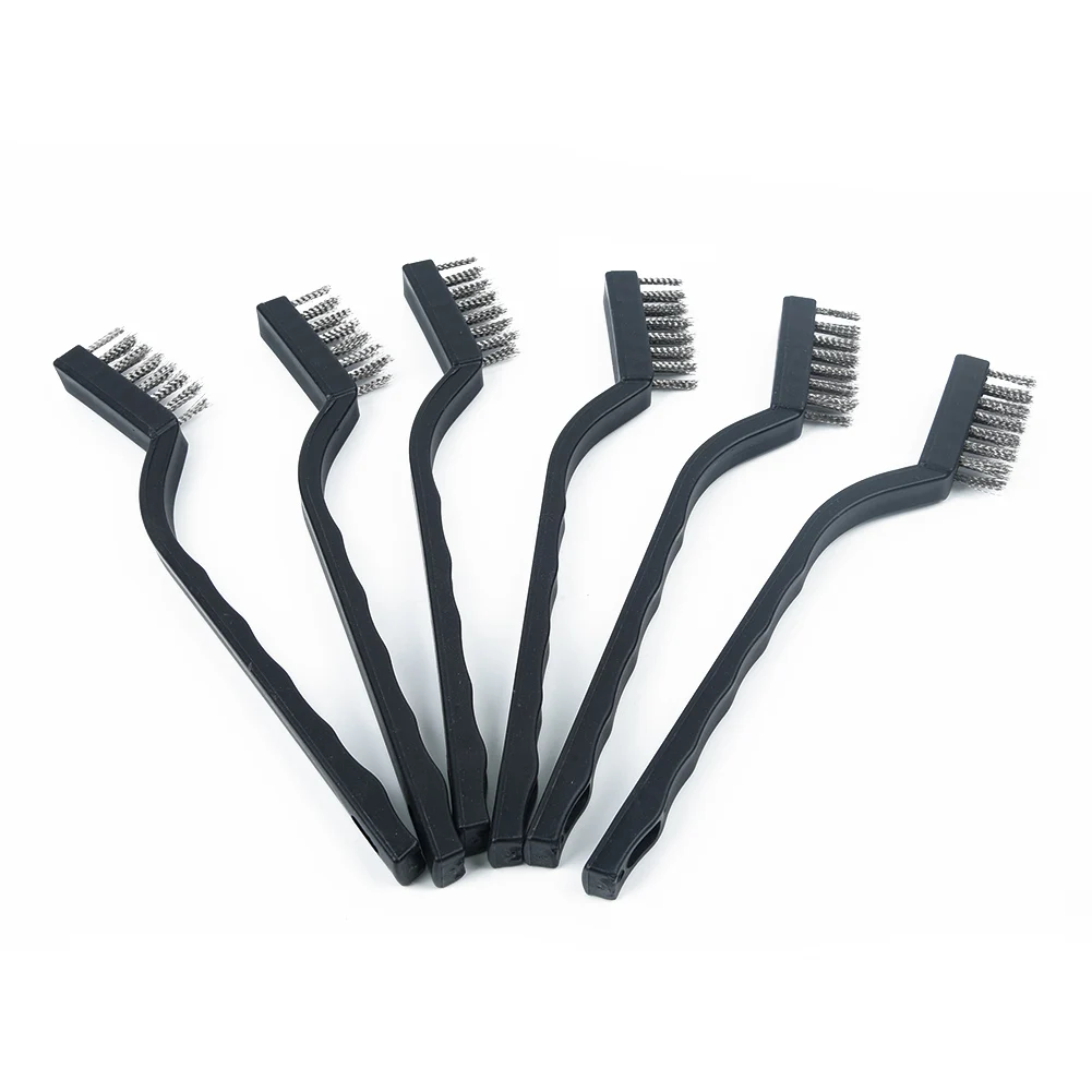 

12pcs Stainless Steel Copper Wire Brushes DIY Paint Rust Remover Tool Accessory