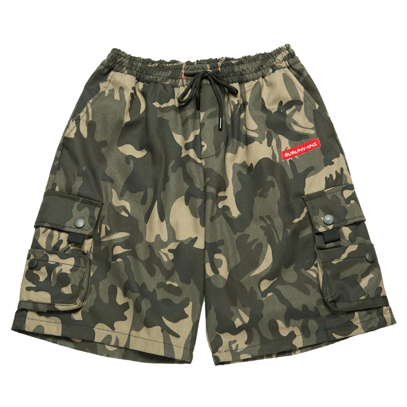 Летние повседневные шорты мужские камуфляжные Хип хоп рэп удобные спортивные