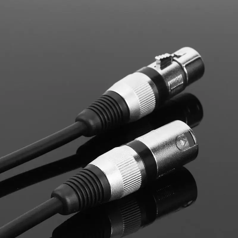 Аудиокабель HiFi из цинкового сплава 3Pin XLR папа в мама сбалансированная вилка