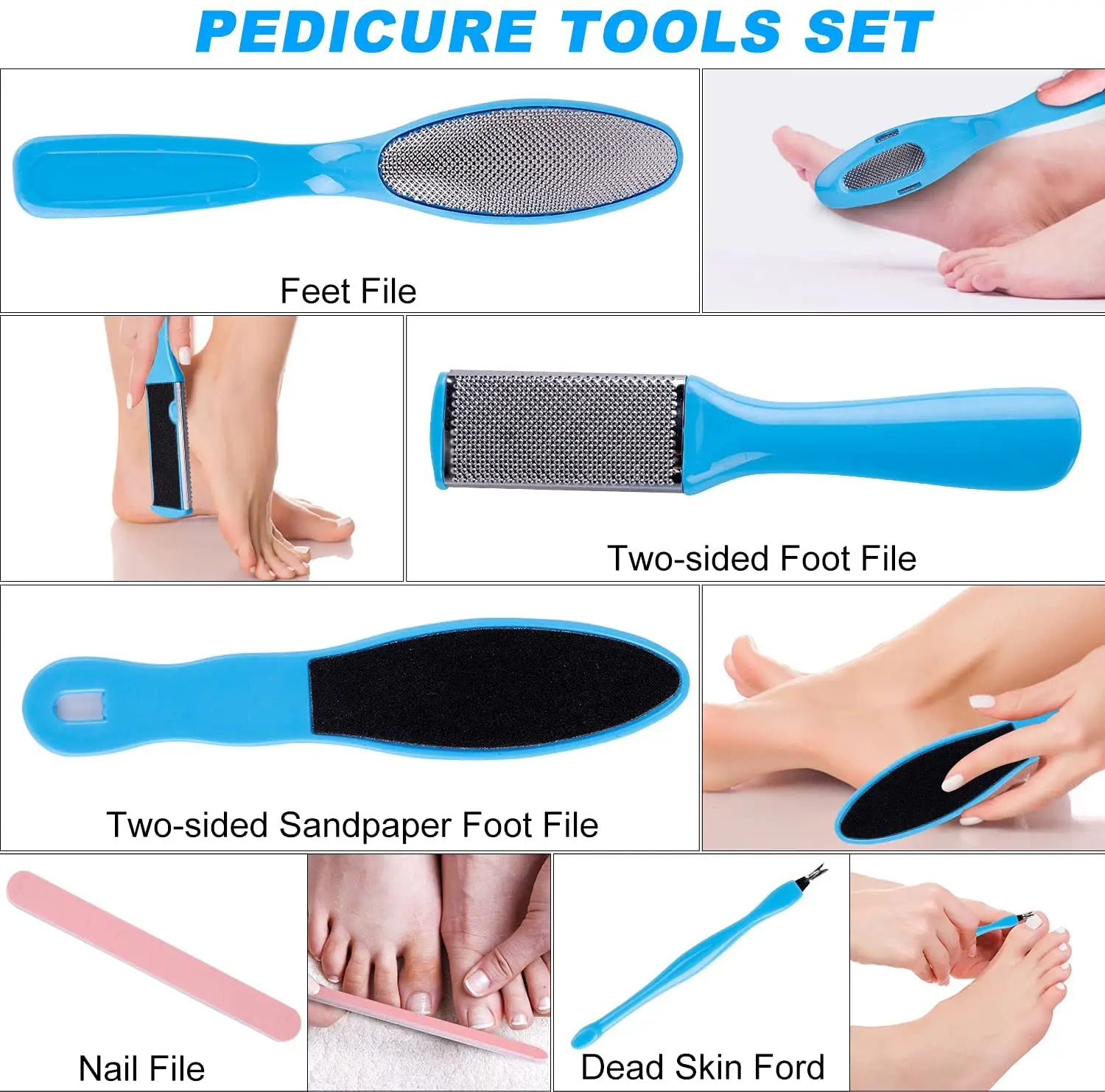 

Electric Foot Pedicure, USB Rechargeable Professional Electric Foot File, with 3 Replaceable Heads, Foot Care, Remove Dead Skin