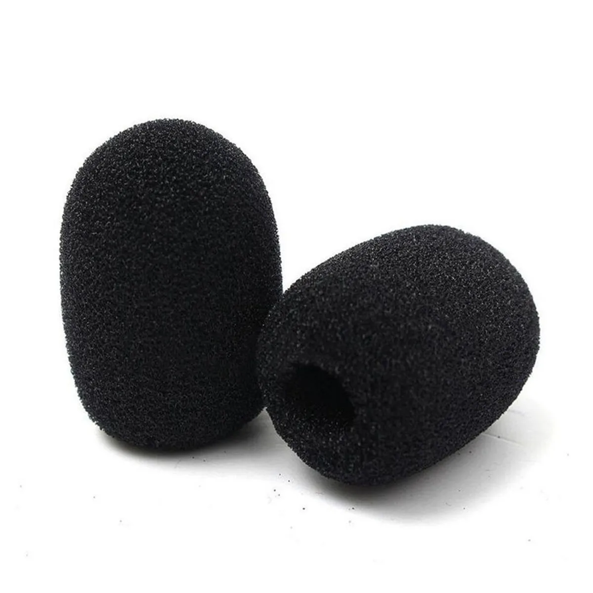 

10PCS Microphone Boom Windscreen Foam Cover for Gaming Headset Mic Black