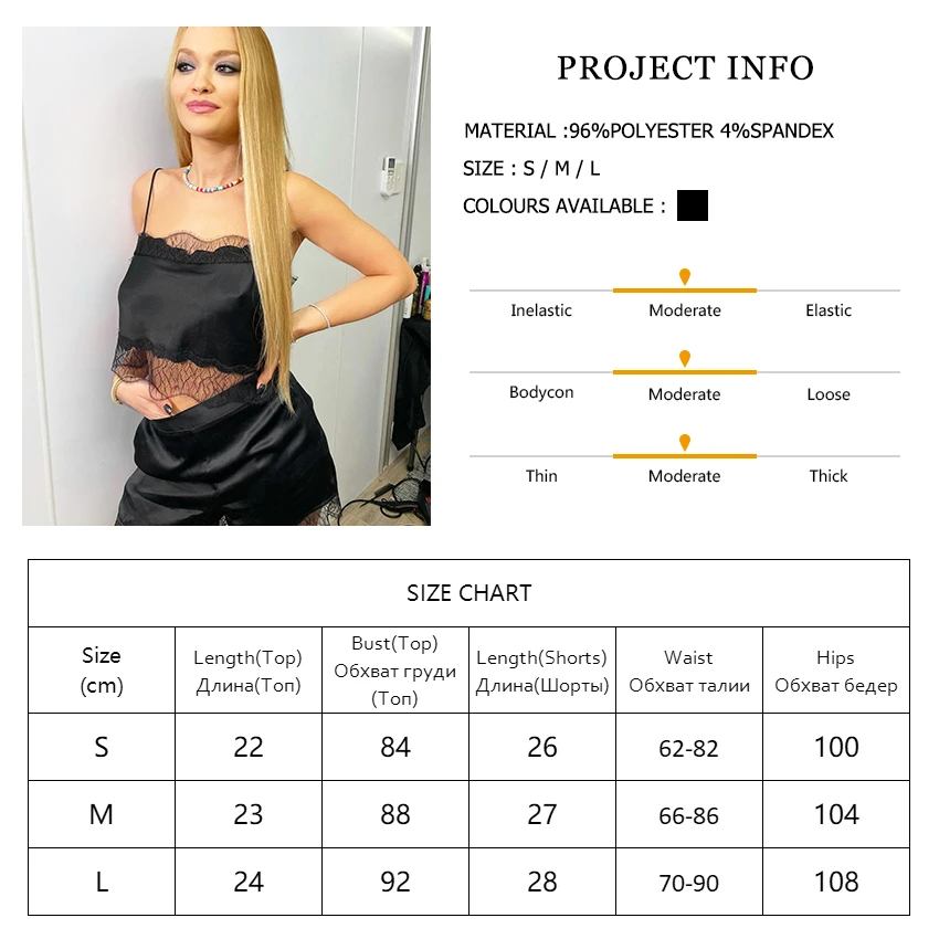 

Hiloc Ruffle Suits With Shorts Lace Patchwork Sexy Woman Nightie See Through Sets Womens Outfits Nightwear Pajamas For Women