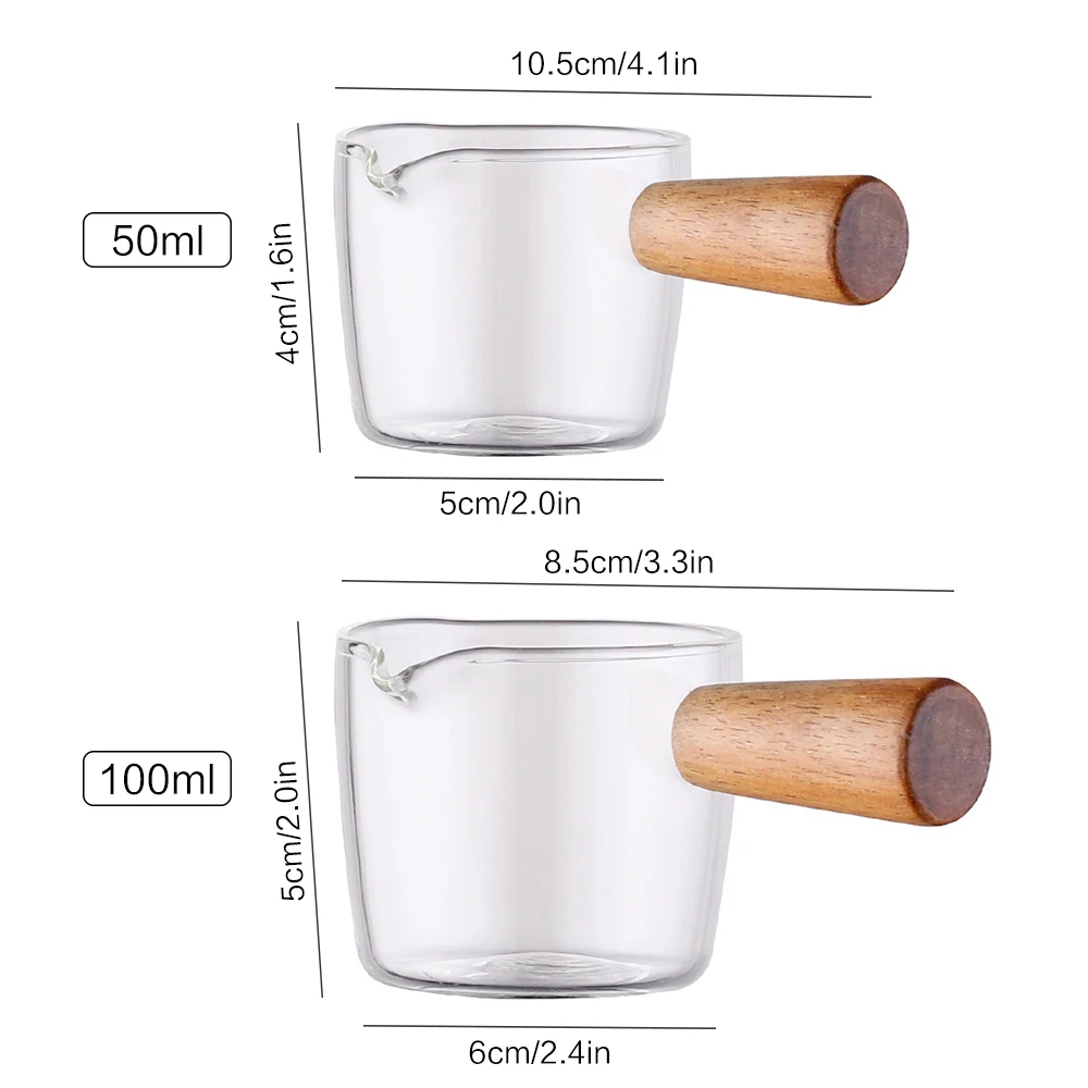 

Mini Glass Cup, High Temperature Resistant Small Milk Cup, Sauce Saucer, Snack Dish With Handle, Japanese Tableware, Drinkware