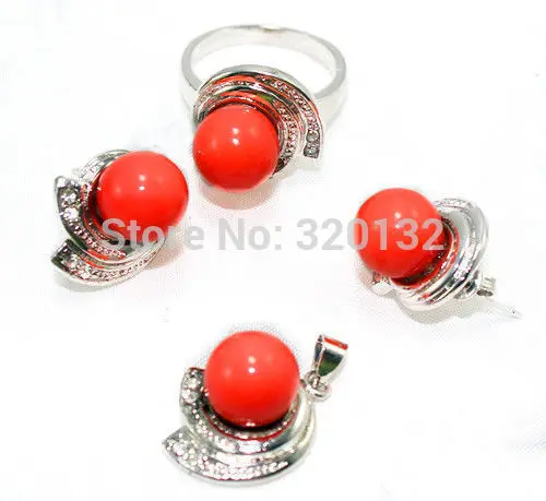 Редкие Изящные очаровательные ювелирные изделия розовый красный корпус