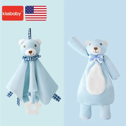 Новые Мягкие Полотенца детские игрушки успокоить спальный животных одеяльце