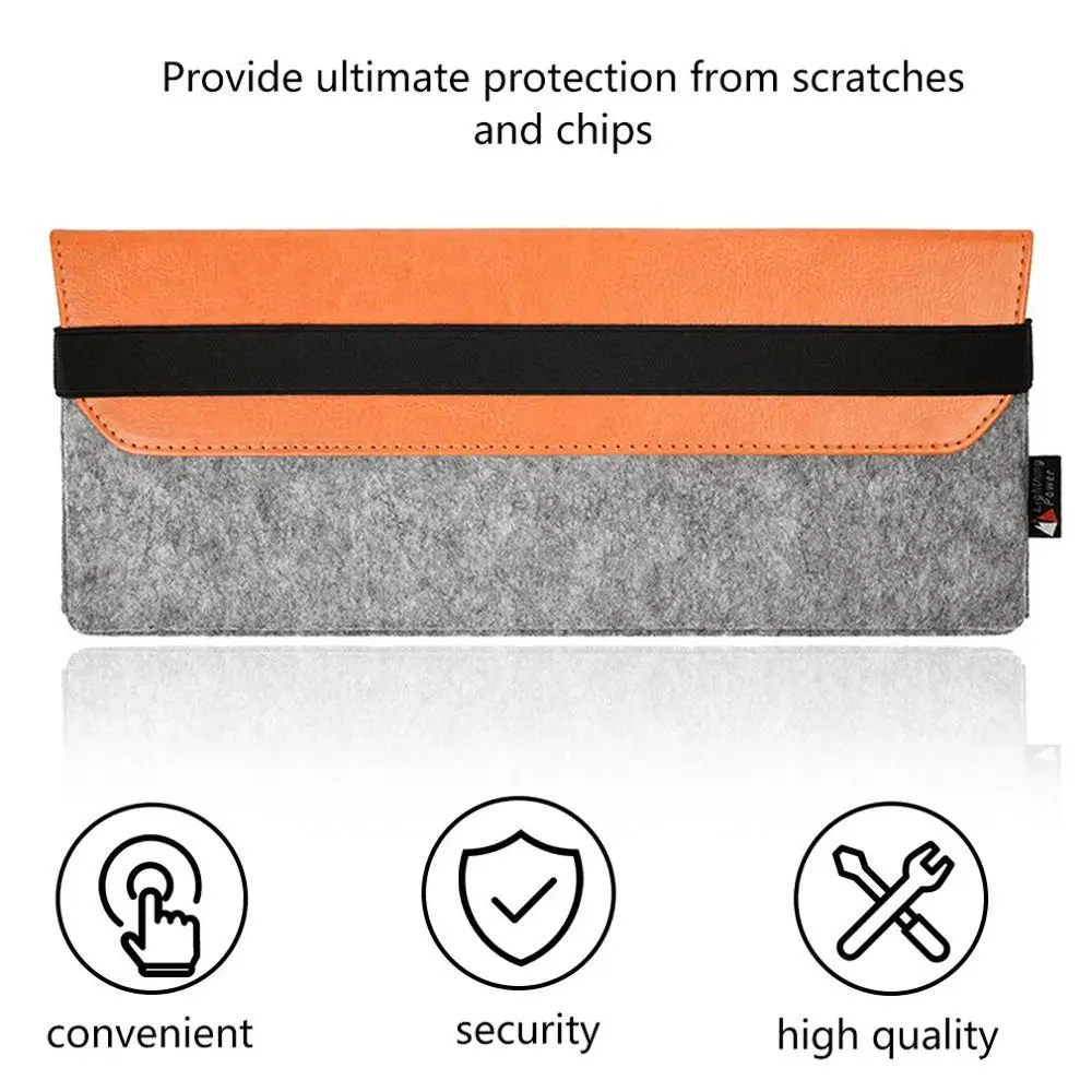 

Keyboard Protective Soft Sleeve For Apple Magic Keyboard Bluetooth Wireless Keyboard Dust Proof Felt Storage Protection Bag