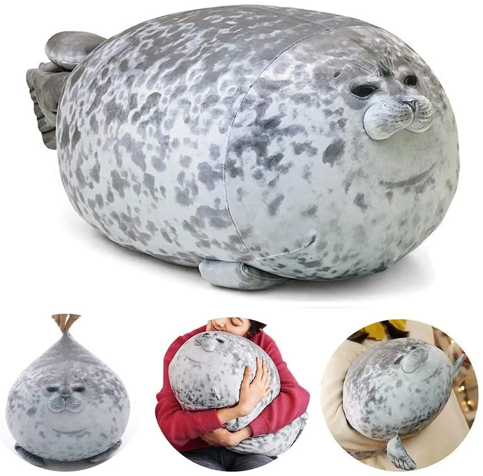 Милый морской Лев плюшевый игрушки 3D новинка Подушка Мягкая печать плюшевые