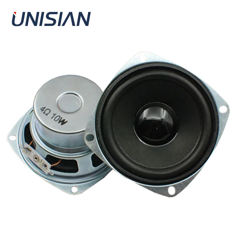 3 дюймовый Полнодиапазонный динамик UNISIAN дюйма 4 Ом 10 Вт квадратный HIFI