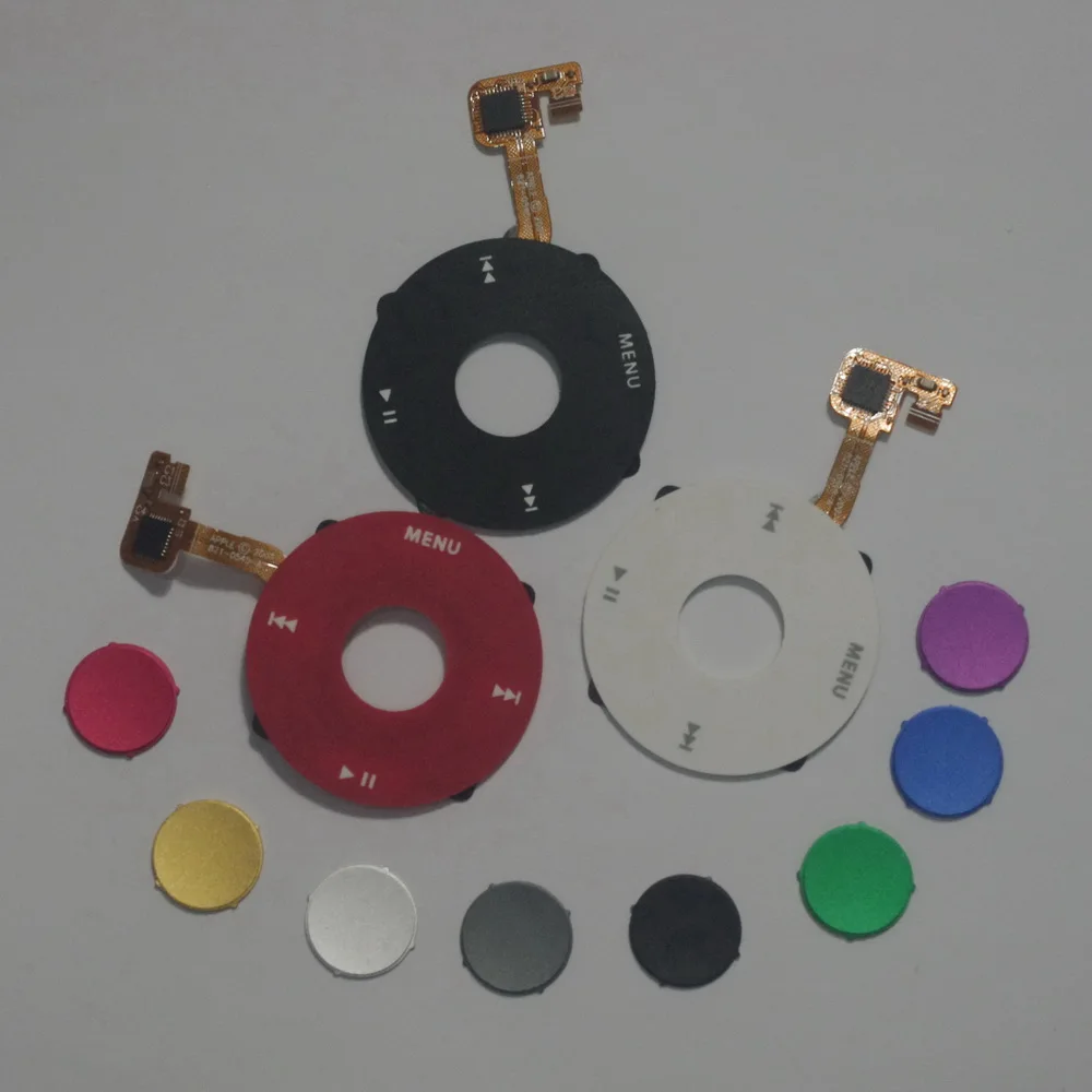 Кнопка гибкого кабеля для iPod 6 го классического черного белого Красного