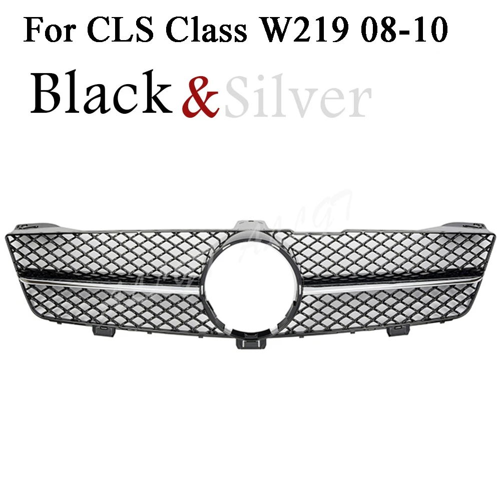 Передняя решетка для гоночного центра передний бампер Mercedes Benz W219 CLS Class 2008 2009 2010 AMG