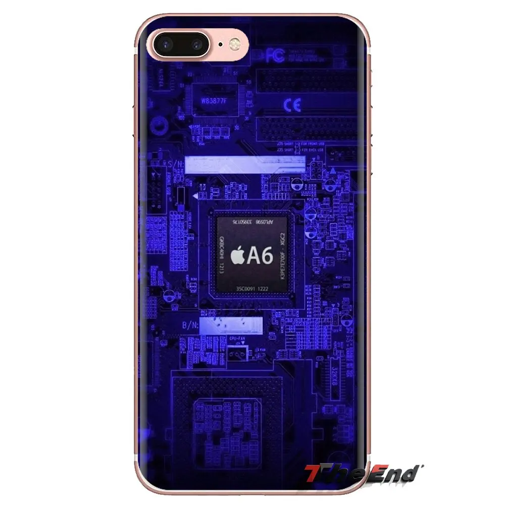 funny motherboard Transparent Soft Cases Covers For Samsung Galaxy A3 A5 A7 A9 A8 Star A6 Plus 2018 2015 2016 2017 |