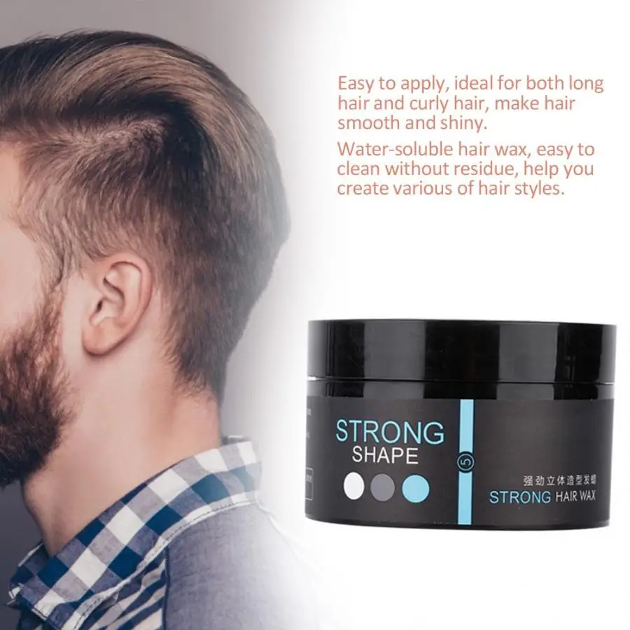 100 г для мужчин долговечная глина укладки волос увлажняющая натуральная Помада