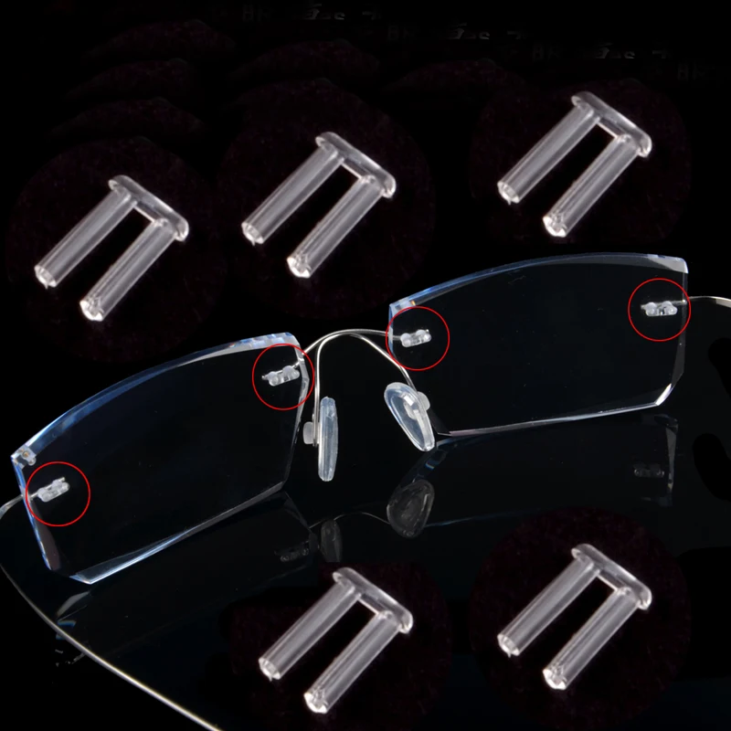 Пластиковая заглушка для очков без оправы Пряжка оборудование аксессуары пряжка