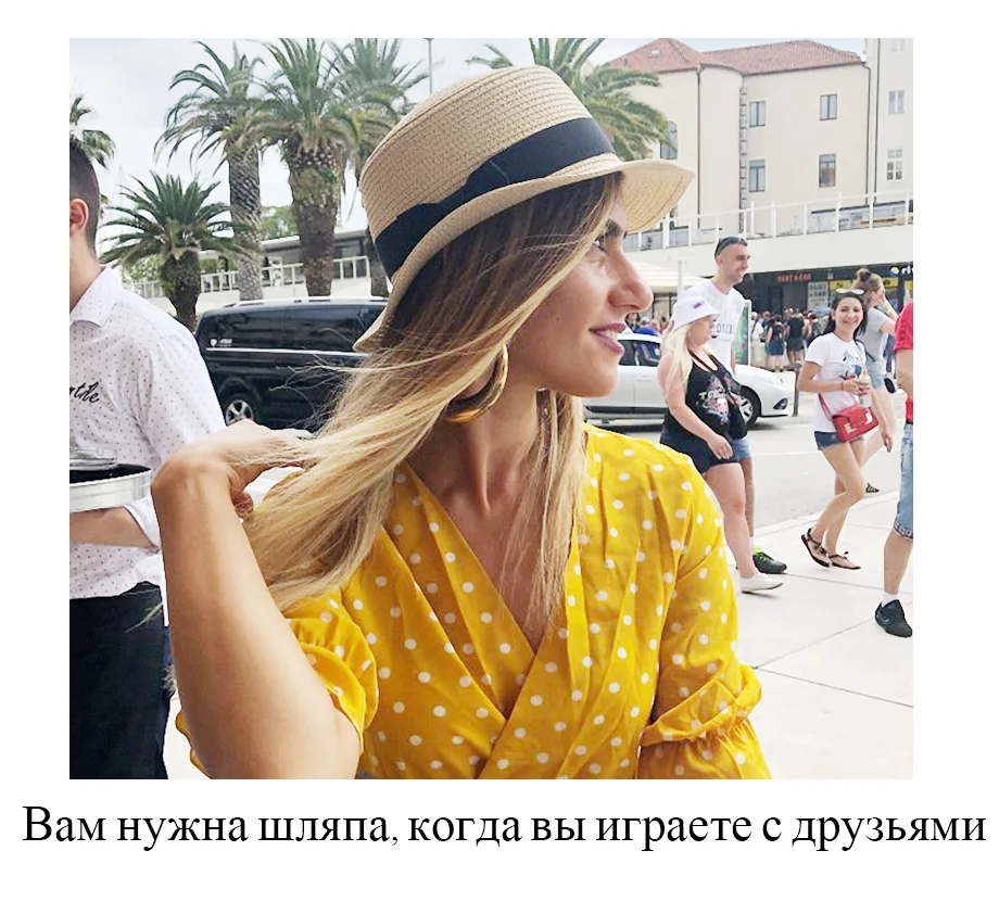Шляпа соломенная шляпа женская летняя кепка панама шикарная бантиковая лента шляпа от солнца женская воздухопроницаемый шляпа пляжная женская шляпы кепка