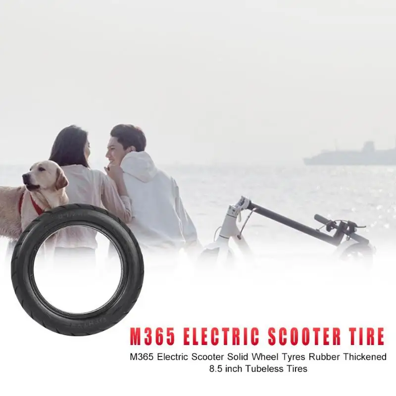 

8.5 Inch Balancing Scooter Solid Tyre Anti-Explosion Rubber Non-inflatable Tire for Electric Scooter M365 Supplies