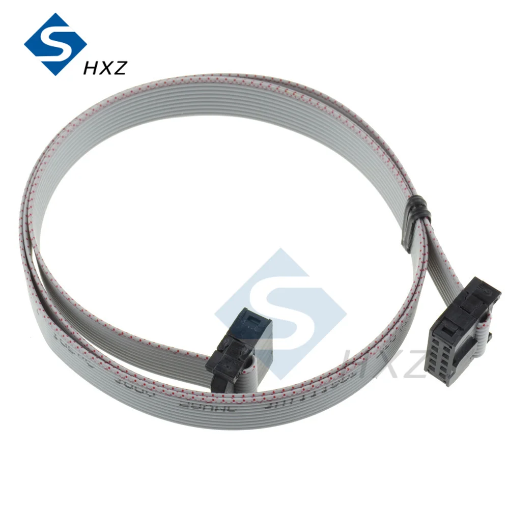

Emulator V8 JTAG Adapter Converter for J-Link with 10PIN Dupont Wire 1PCS 2.54MM 70CM Grey Flat Ribbon Data Cable