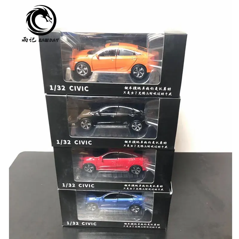 3 шт./лот оптовая продажа JK 1/32 Масштаб Модель автомобиля игрушки Япония Honda Civic