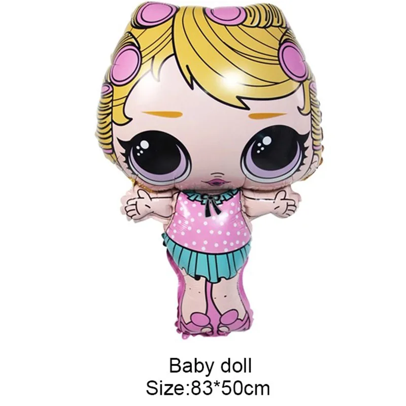 1 шт. ew воздушный шар из фольги кукла-сюрприз Русалка Кукла вечерние бар украшения