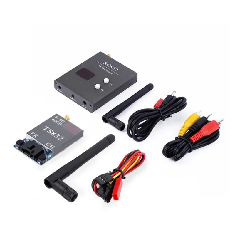 

Upgrade 48Ch 5.8G 600mw 5km Rang Wireless AV Transmitter TS832 Receiver RC832 for FPV Multicopter RC Aircraft Quadcopter RX TX